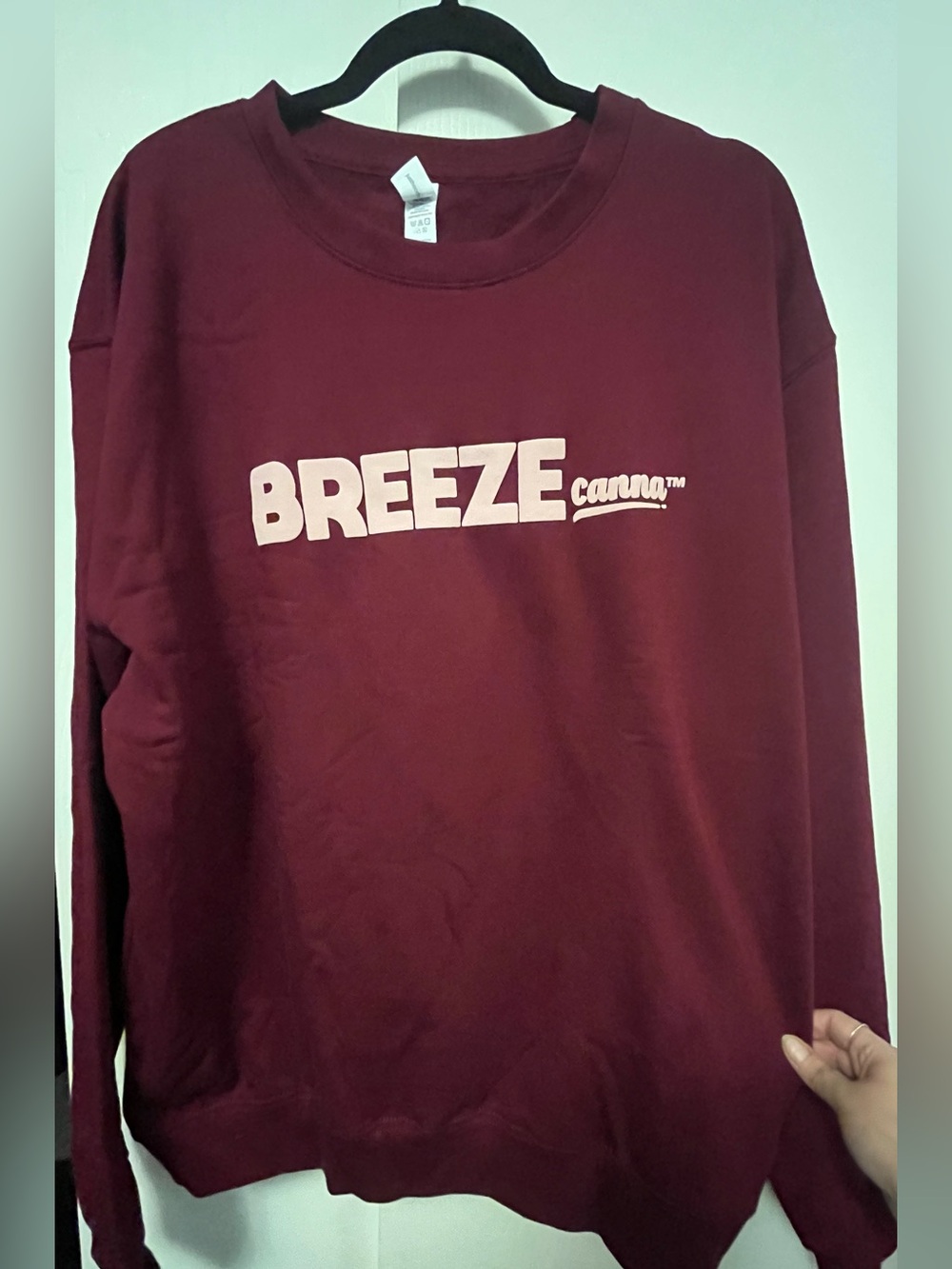 BREEZE Canna™ Maroon Logo Sweatshirt